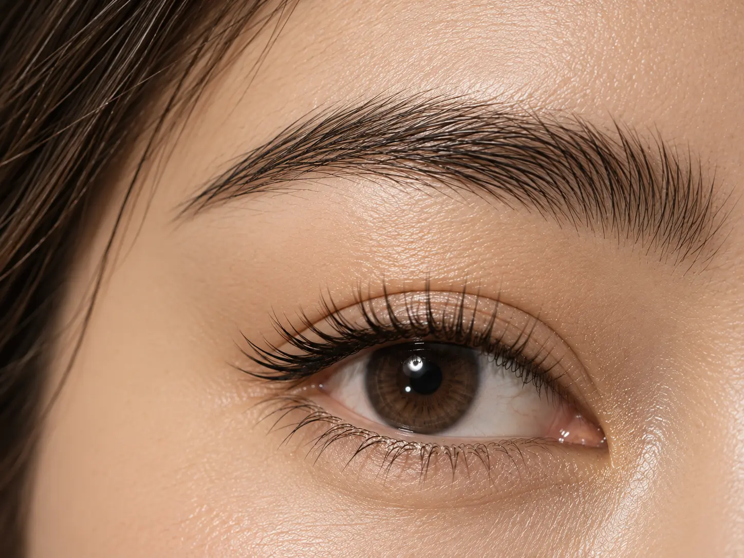 Right eye close-up
